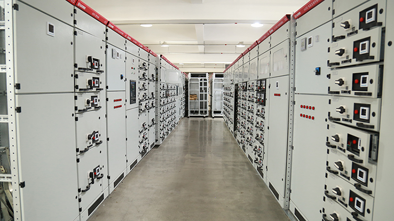 motor control center mcc panel in water treatment pumping station installation
